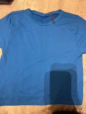 Garage Blue Short Sleeve Top